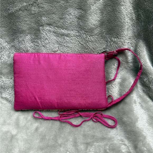 Pink Sequin Mermaid Tail Clutch - Picture 4 of 5